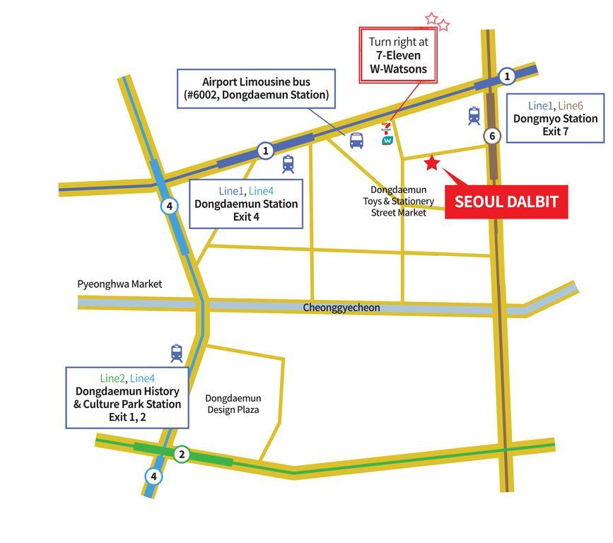 Seoul Dalbit Dongdaemun Guesthouse Luaran gambar